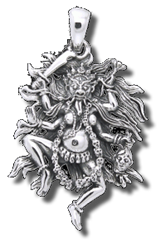 Kali, Dark Goddess of India Pendant 