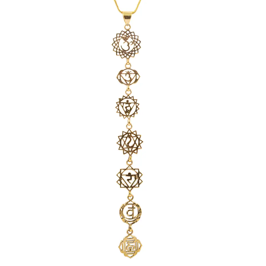 Beautiful Brass Chakra Necklace #SWAOCN