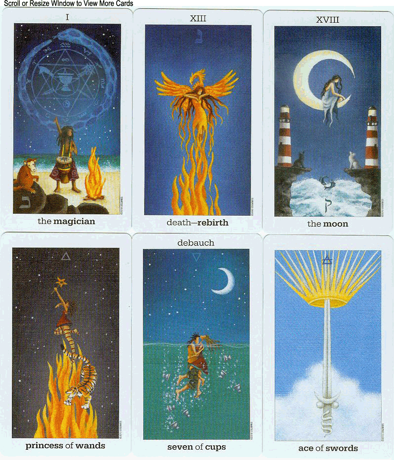 and Moon Tarot Deck in a cute