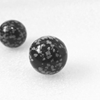 20mm Mini Snowflake Obsidian Stone Sphere 
