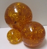 Amber Spheres, three sizes! 