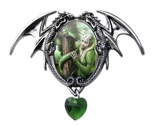 Anne Stokes Kindred Spirits Cameo Pendant Anne Stokes Kindred Spirits Cameo Pendant