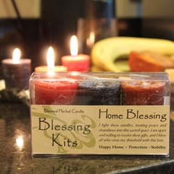 Blessed Herbal Candle Home Blessing Blessing Kit 