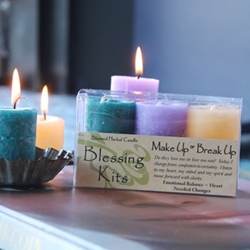 Blessed Herbal Candle Make Up or Break Up Blessing Kit 