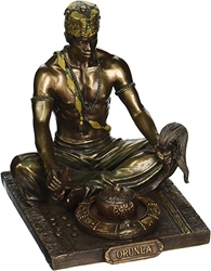 Bronzed Orunla God of Divination and Destiny Statue  Bronzed Orunla God of Divination and Destiny Statue 