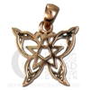 Copper Small Butterfly Pentacle Pendant 