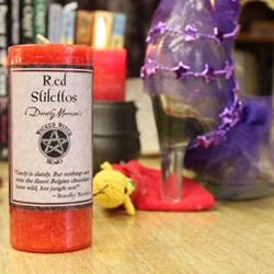 Dorothy Morrison Red Stilettos Wicked Witch Mojo Candle 