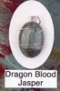 Dragon Blood Jasper Pendant  Enhances Life force, courage, strength and vitality 