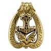  Dryad Designs Bronze Hammer Thors Mjolnir Rune Pendant  