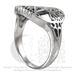 Dryad Designs Sterling Silver Cut Tree Pentacle Ring - TRI0061