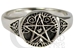 Dryad Designs Sterling Silver Small Tree Pentacle Ring - TR3496