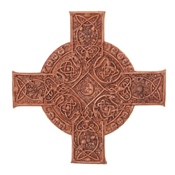 Elemental Celtic Cross Plaque by Maxine Miller  