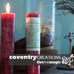 Happy Home/Peace and Serenity Blessed Herbal Spell Candle  