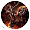 Hell Rider Wall Clock by Anne Stokes   