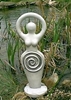Large Spiral Goddess Statue  