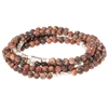Leopard Stone Wrap Gemstone Bracelets/Necklace/Anklet Leopard Stone Wrap Gemstone Bracelets/Necklace/Anklet