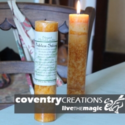 Problem Solving Blessed Herbal Spell Candle  