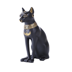 Small Cat Goddess Egyptian Bastet Statue  Small Cat Goddess Egyptian Bastet Statue, Bast Statue, Little Bastet 