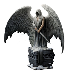 Stunning Gothic Guardian Angel Statue By La Williams 