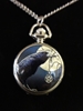 "The Talisman" Raven Pentacle Pocket Watch Necklace 