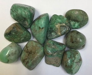  Variscite, tumbled and polished, about 1" Variscite, tumbled and polished, about 1"