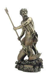 Poseidon - Greek God Of The Sea Statue  WU75992A4 