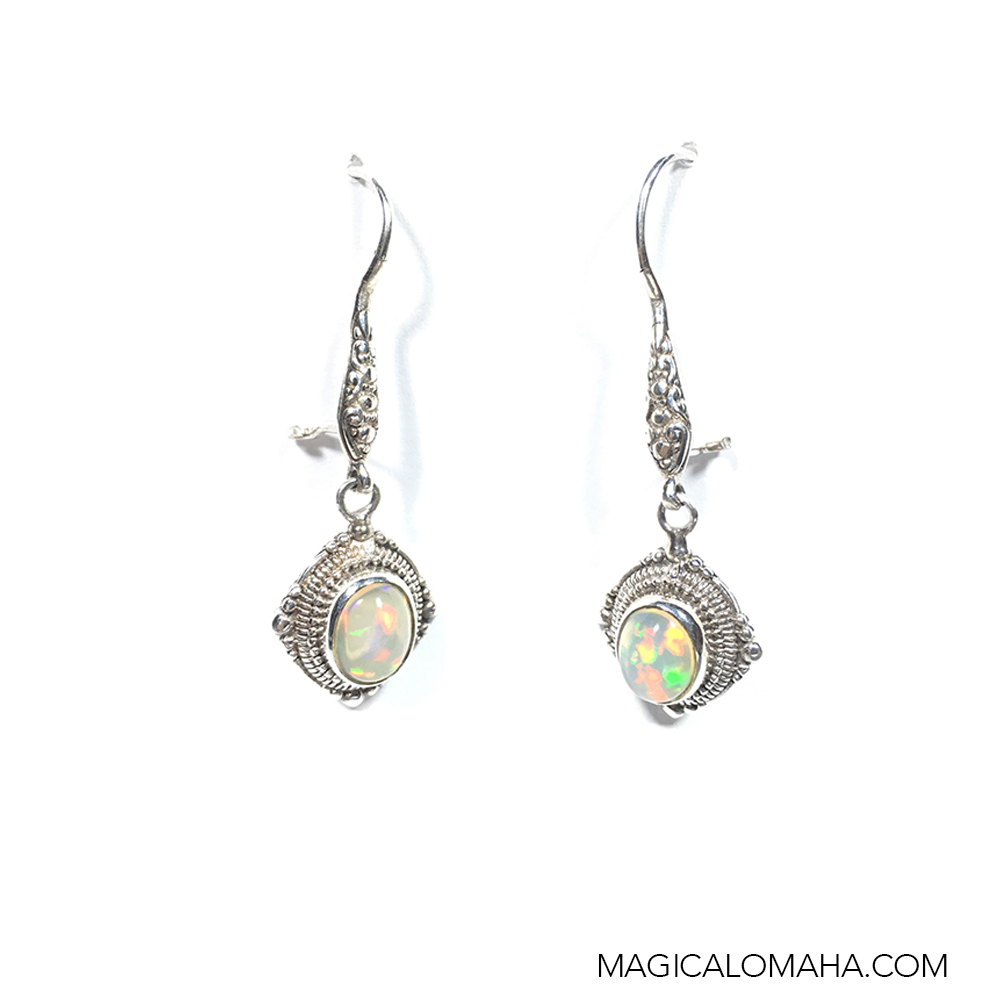 Arden Opal Diamond Earrings