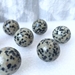 20mm Mini Dalmation Stone Sphere   - BWDS