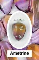 Ametrine Wire Wrapped Pendant 