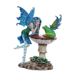  Amy Brown Frog Gossip Fairy Figurine Statue  