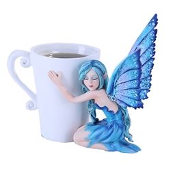 Amy Brown Comfort Cup Fairy Faery Figurine  Amy Brown Comfort Cup Fairy Faery Figurine, Amy Brown Fairies, Collectible Fairy, Collectable Faerie