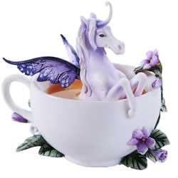 Amy Brown Cup Enchanted Unicorn Figurine  Amy Brown Cup Enchanted Unicorn Figurine, Unicorn Statue 