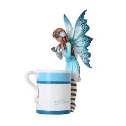 Amy Brown  Hot Cocoa Faery Fairy Figurine 