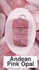 Andean Pink Opal Pendant   Healing old wounds, inner child 
