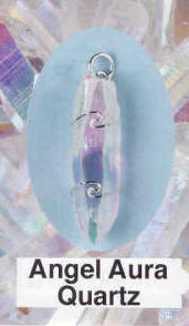 Angel Aura Quartz Pendant   Connecting with guides and angels 