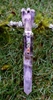 Amethyst Angel Crystal Wand with Chakra Stones 