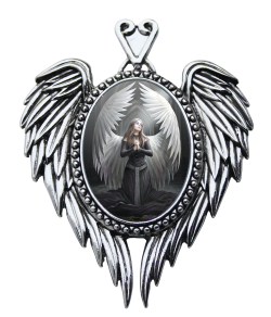 Anne Stokes Prayer For The Fallen Cameo Pendant   Anne Stokes Prayer For The Fallen Cameo Pendant  