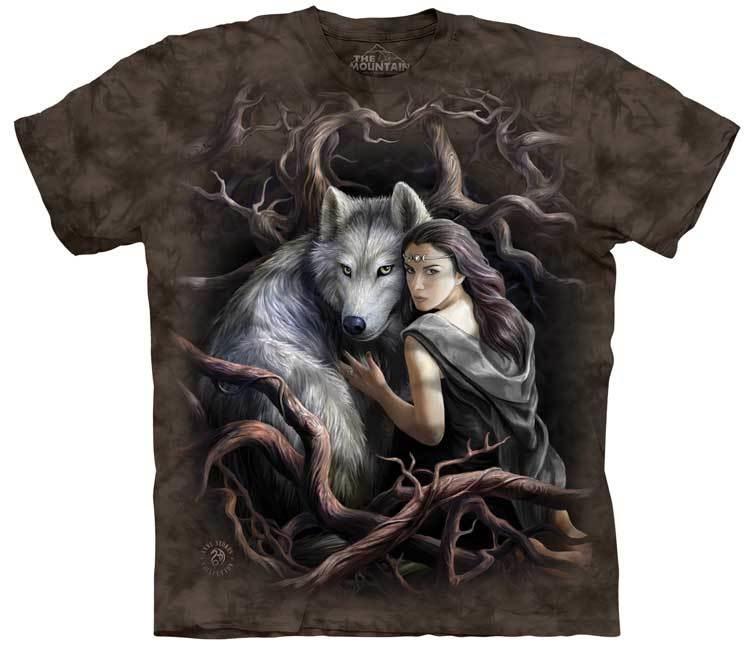 Anne Stokes Soul Bond Wolf Tee Shirt 