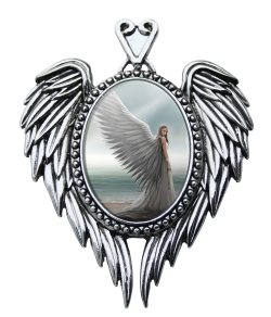 Anne Stokes Spirit Guide Angel Cameo Pendant  Anne Stokes Spirit Guide Angel Cameo Pendant 