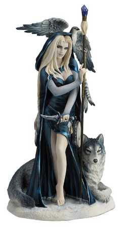 Arcana The Shaman By Ruth Thompson Woman and Wolf & Bird 