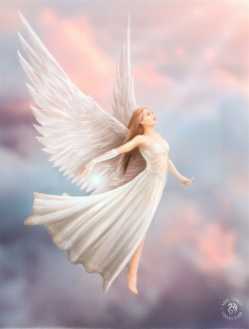 Ascendance Angel Canvas Art Print by Anne Stokes  Ascendance Angel Canvas Art Print by Anne Stokes, Angel Print, 