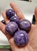 Beautiful Charoite Spheres from Russia for Psychic Ability, Creativity and Crown Chakra. - CharSP
