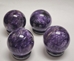 Beautiful Charoite Spheres from Russia for Psychic Ability, Creativity and Crown Chakra. - CharSP