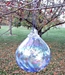 Beautiful Witchball with Mother of Pearl Luster - Blue - WB-BLUE