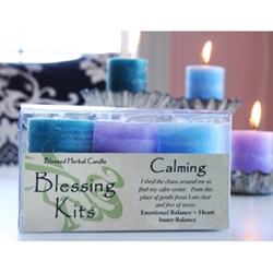 Blessed Herbal Candle Calming Blessing Kit 