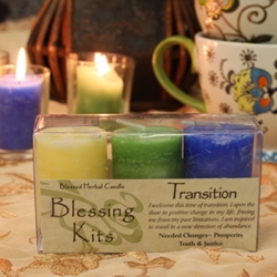Blessed Herbal Candle Transition Blessing Kit 