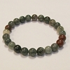Bloodstone for Health and Serenity 8mm Beaded Crystal Stone Bracelet Bloodstone for Health and Serenity 8mm Beaded Crystal Stone Bracelet