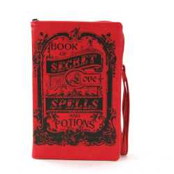 Book of Spells for Love Book Clutch Bag Book of Spells for Love Book Clutch Bag