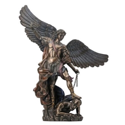 Bronze Archangel Michael Statue 