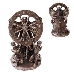 Bronze Finish Arianrhod Star Moon Goddess by Celtic Artist Maxine Miller  Bronze Celtic Arianrhod Star Moon Goddess by Celtic Artist Maxine Miller 
